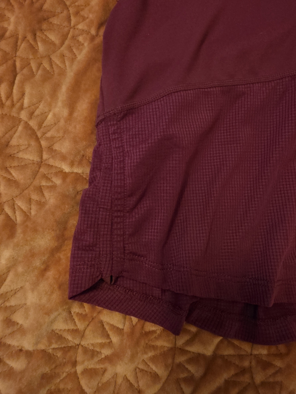 Fabletics Maroon Racerback Sports Tank - Picture 3 of 5